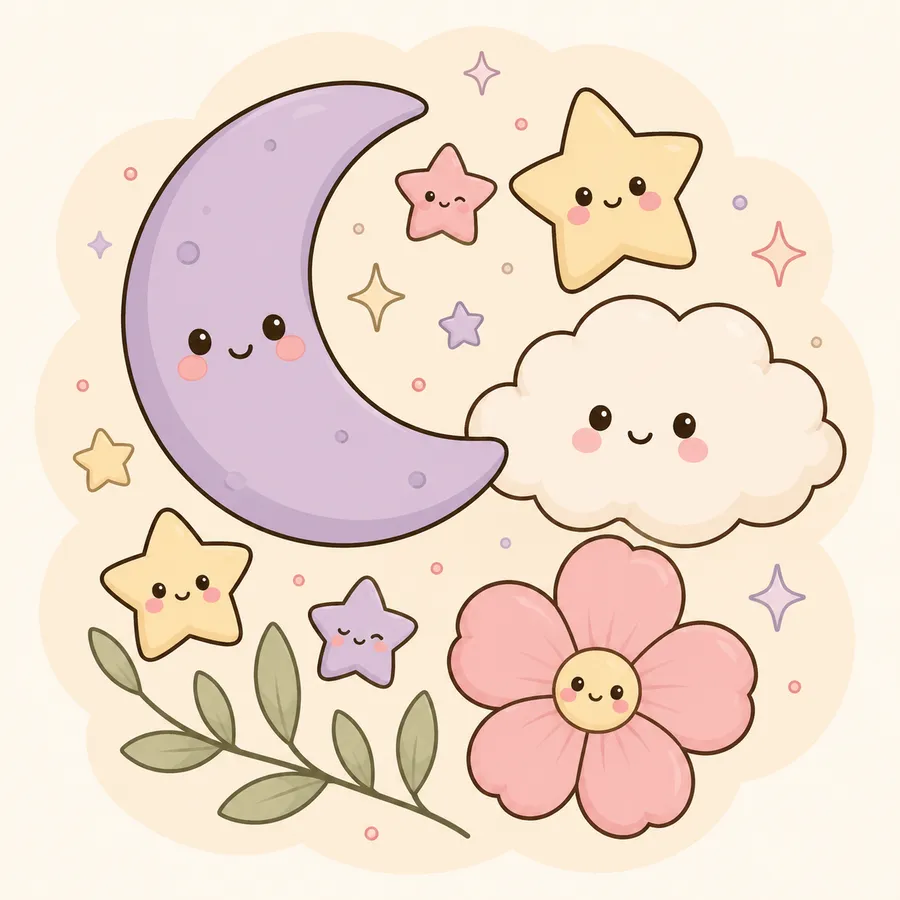 Aesthetic Stickers — free printable stickers