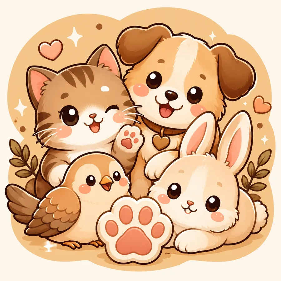 Animal Stickers — free printable stickers