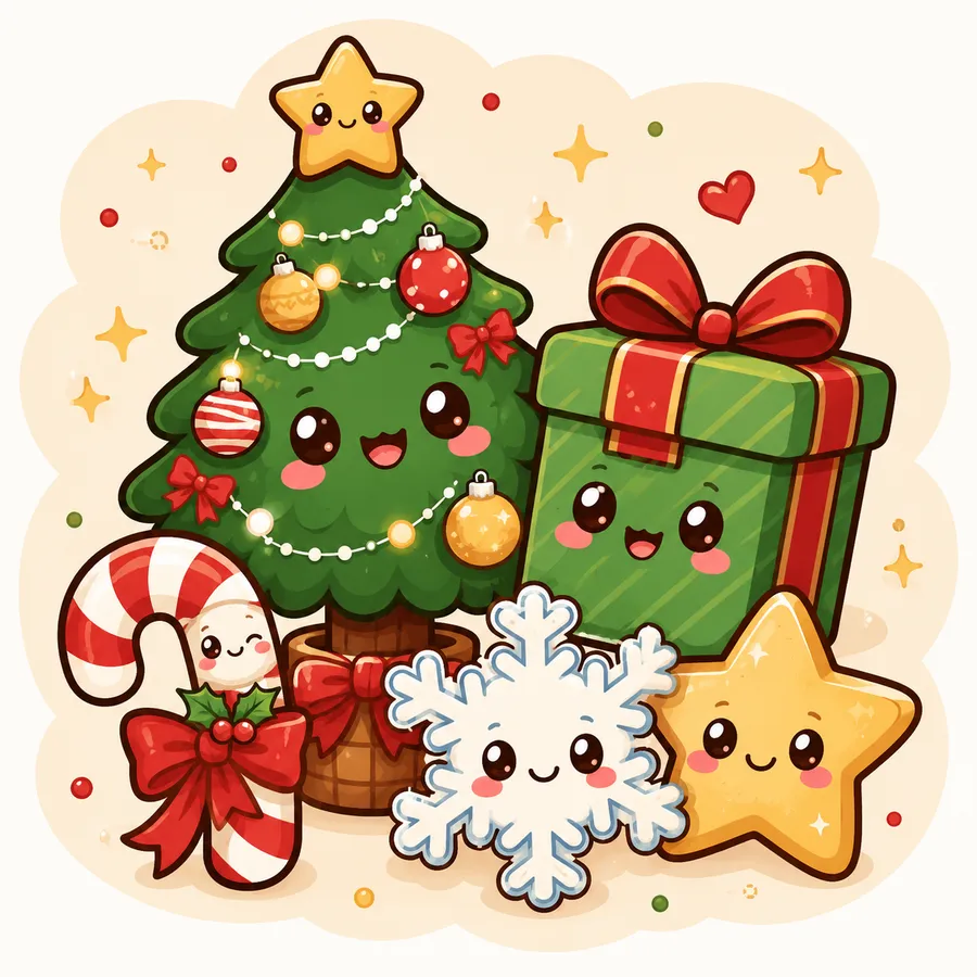 Christmas Stickers — free printable stickers
