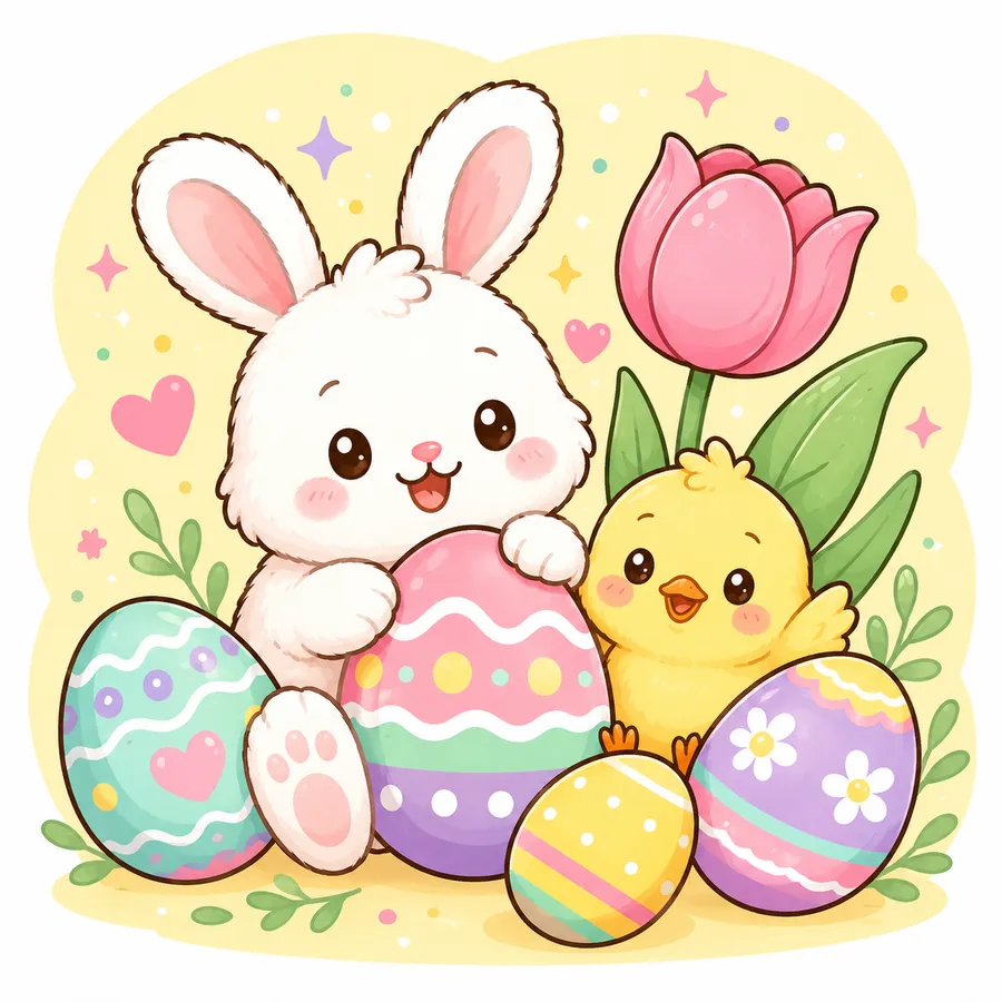 Easter Stickers — free printable stickers